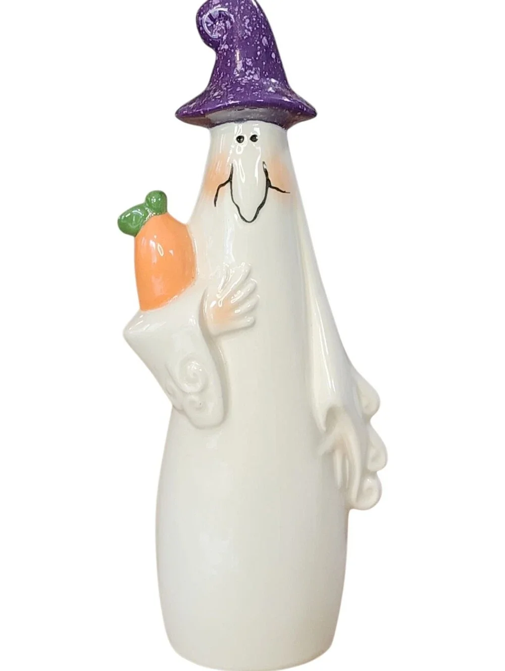 Vintage Ceramic Halloween Pencil Ghost Witch Pumpkin Figure Decor 9